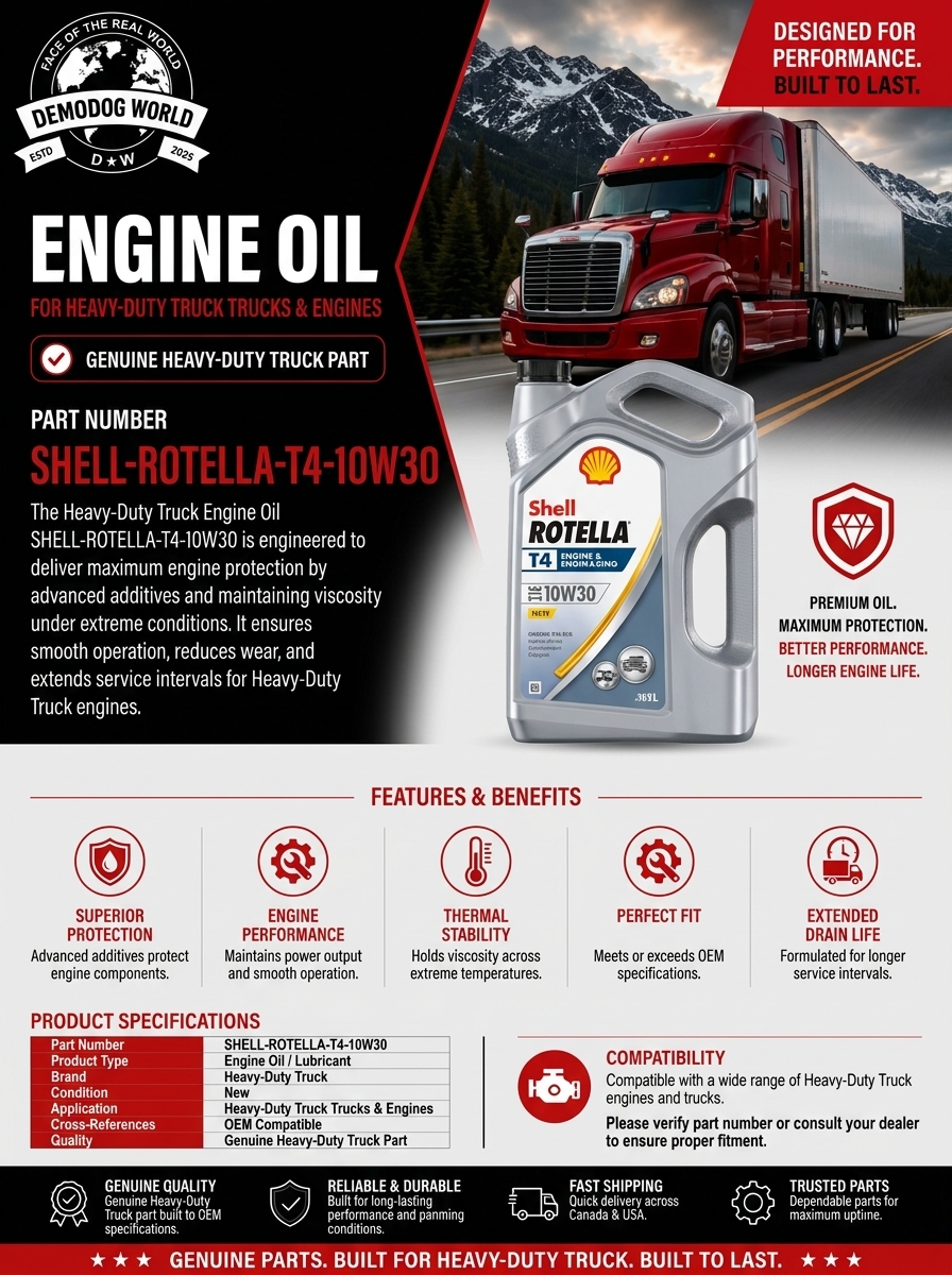 Engine oil- T4 10W30