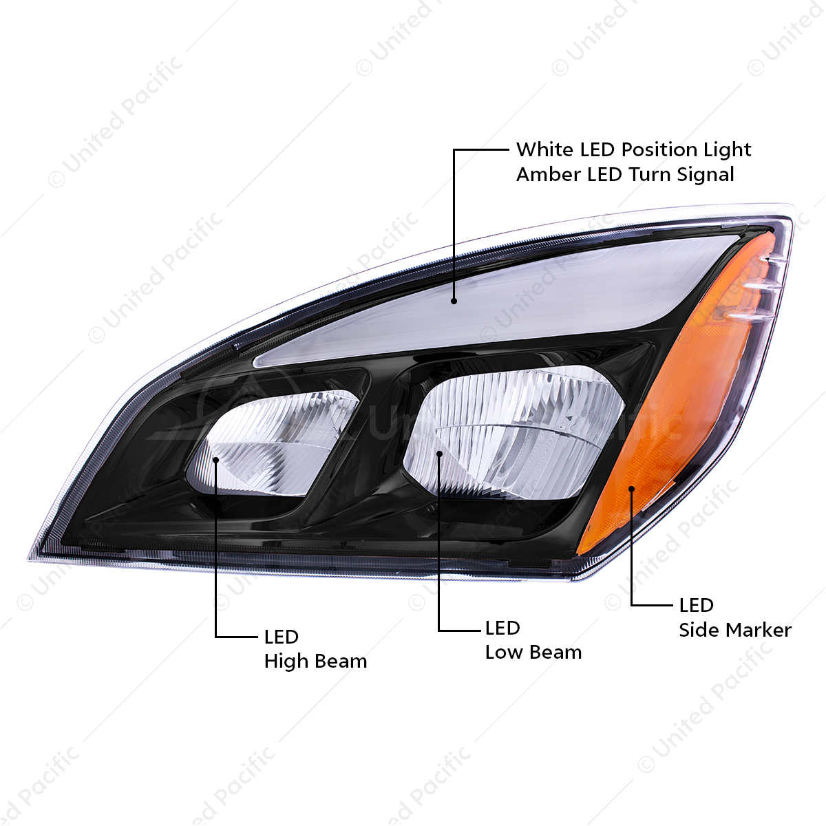 Head Light Cascadia L/S- 0303.142