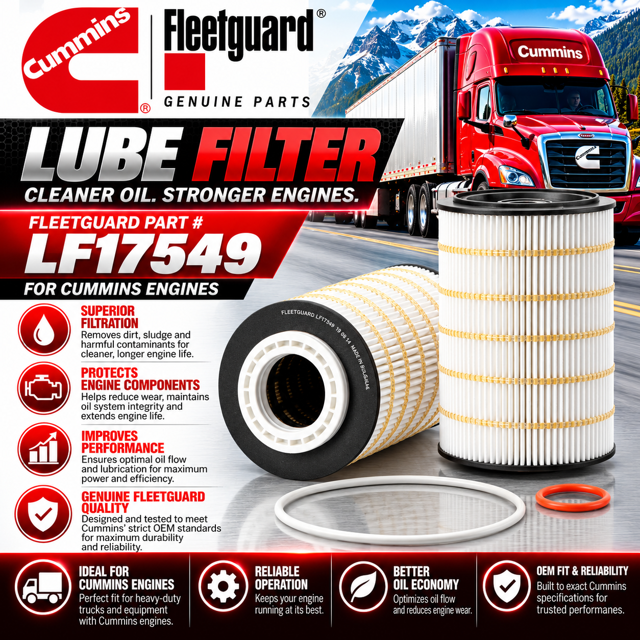 Lube Filter- LF17549
