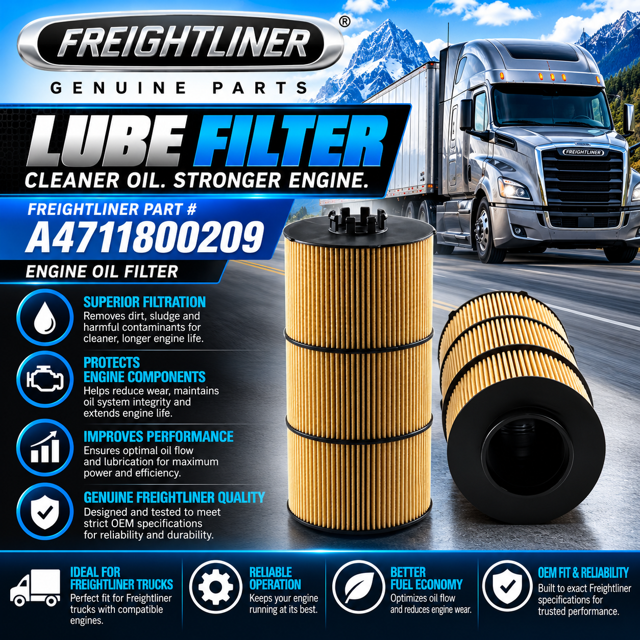 Lube Filter- A4711800209