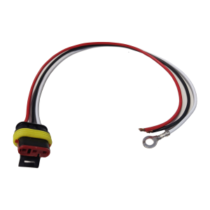 Straight Plug w/ Weatherproof 3-Pin Connector- PT9181-1