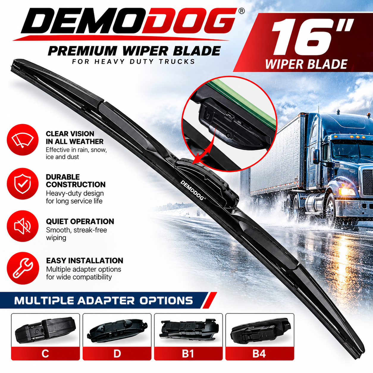 Wiper- 16"- 091624