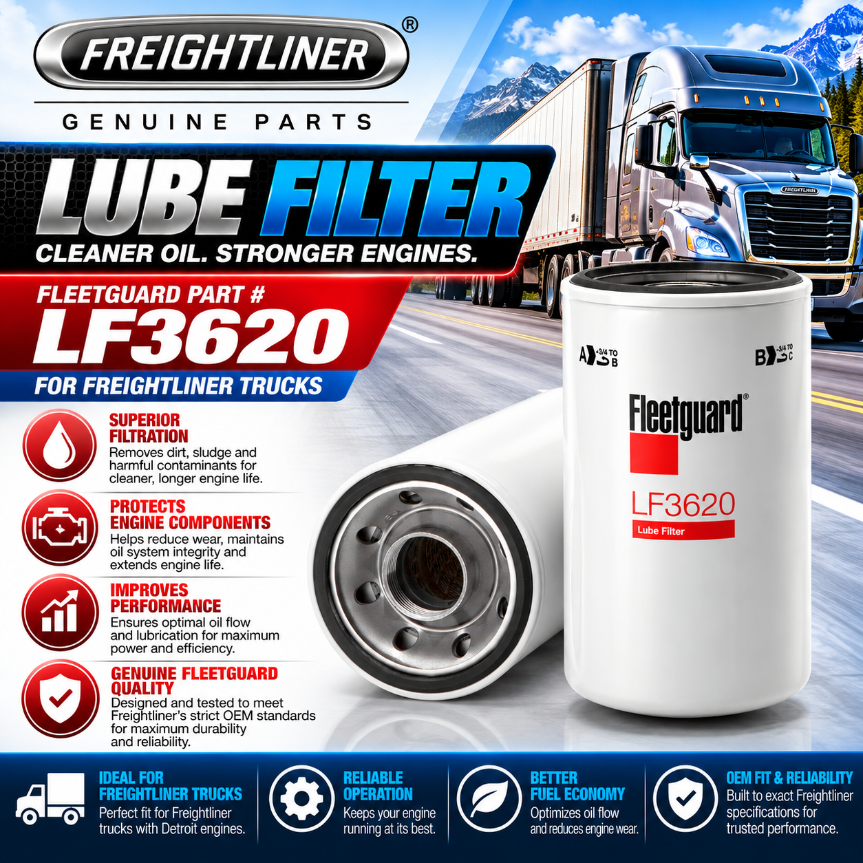 Lube Filter- LF3620