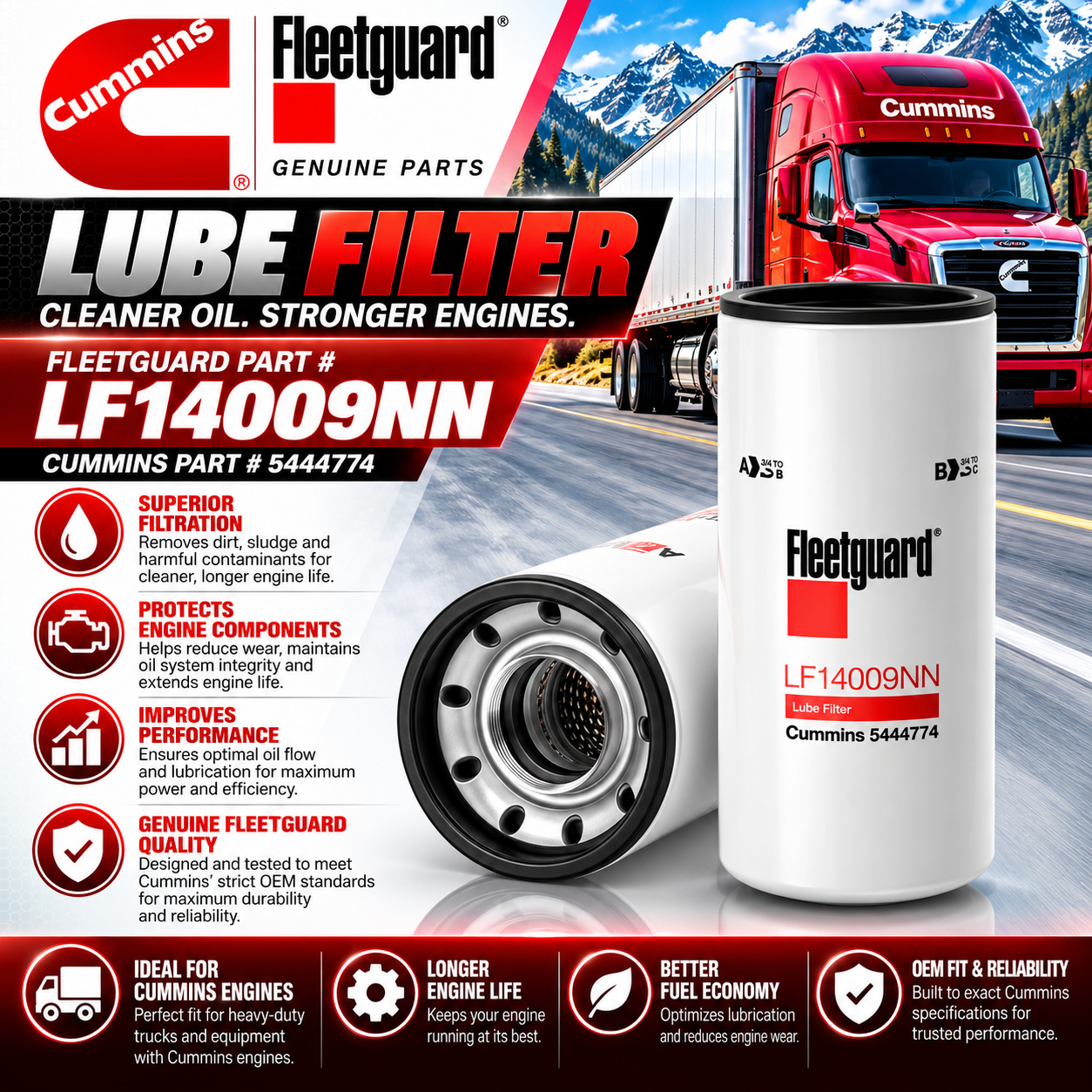 Lube Filter- LF14009NN