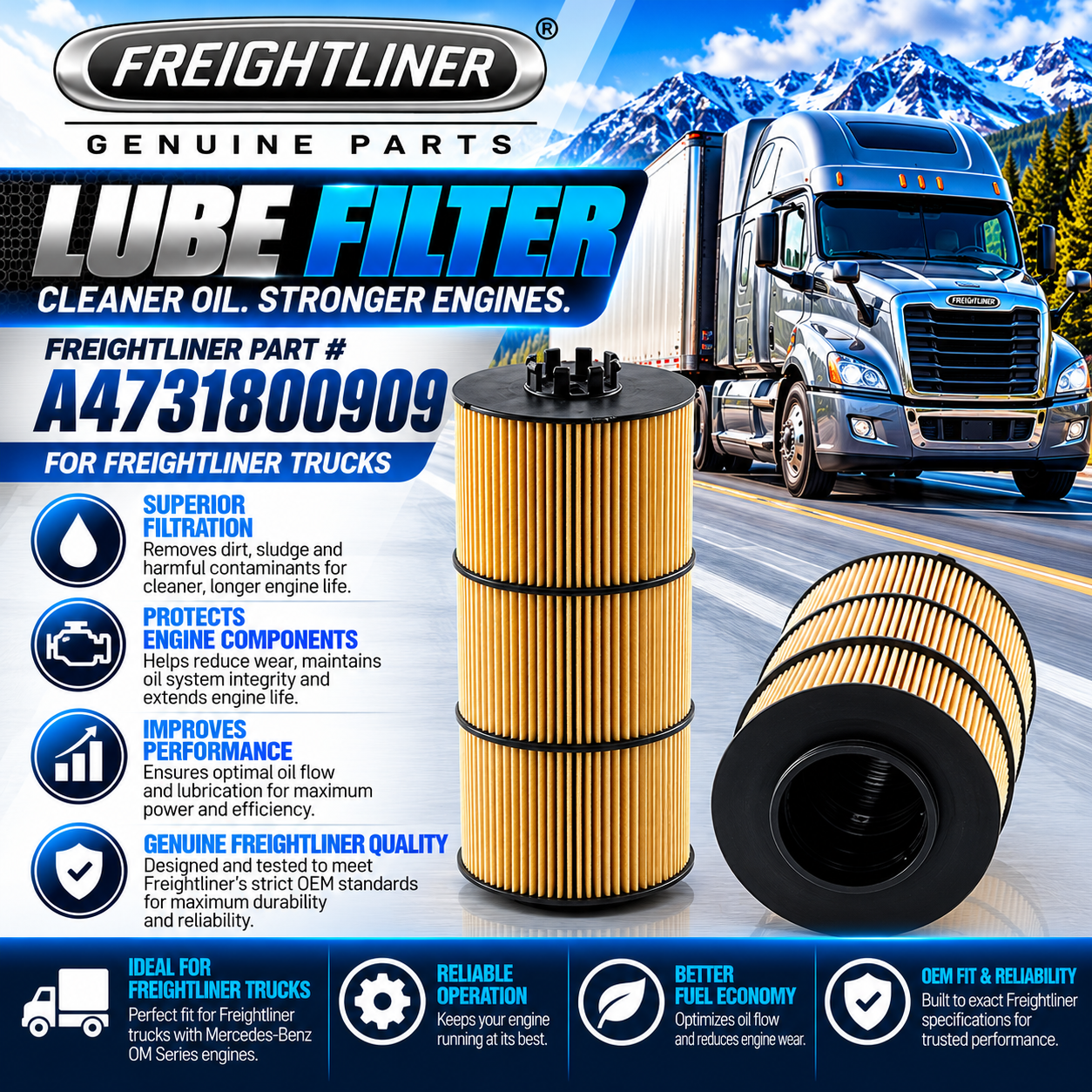 Lube Filter- A473180009